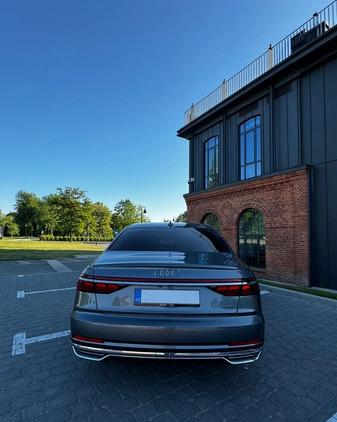 Audi A8 cena 272656 przebieg: 39500, rok produkcji 2021 z Łódź małe 562